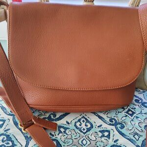 Vintage Coach Large Sonoma Flap Crossbody Handbag in Cognac 4903 Made in Italy